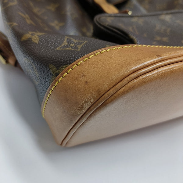 MONTSOURIS MM Monogram Coated Canvas Brown