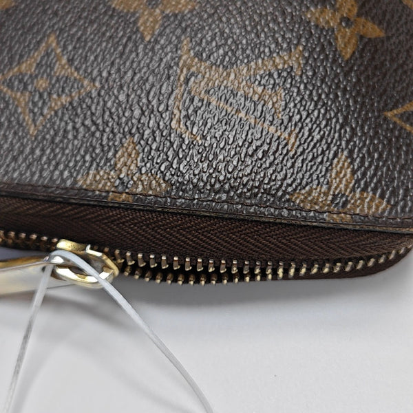 ZIPPY Monogram Coated Canvas Brown Wallet