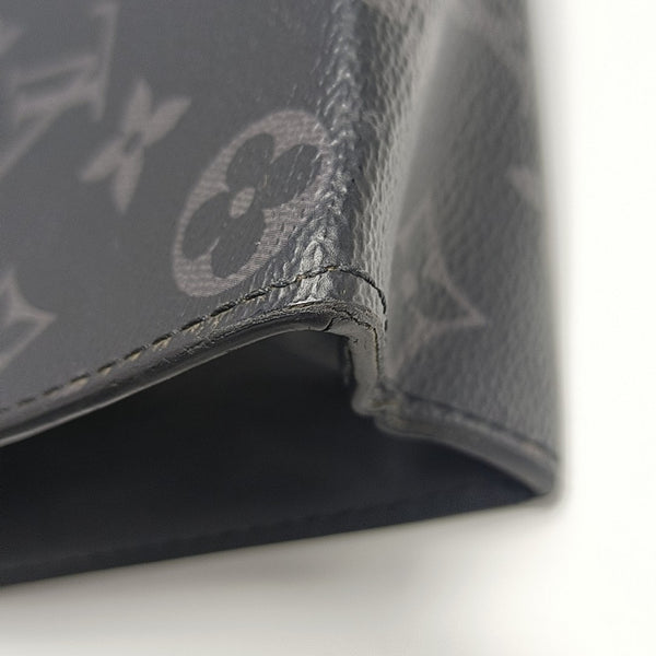 Pochette Voyag MM Monogram Coated Canvas Black