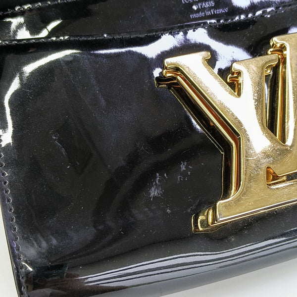 LOUISE PM Patent Leather Black