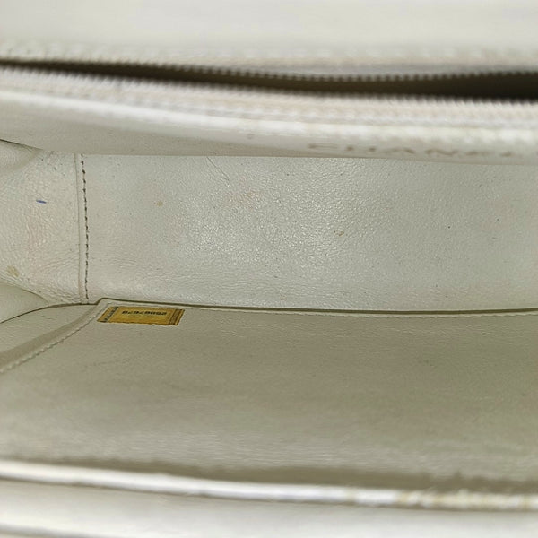Grained Calfskin White