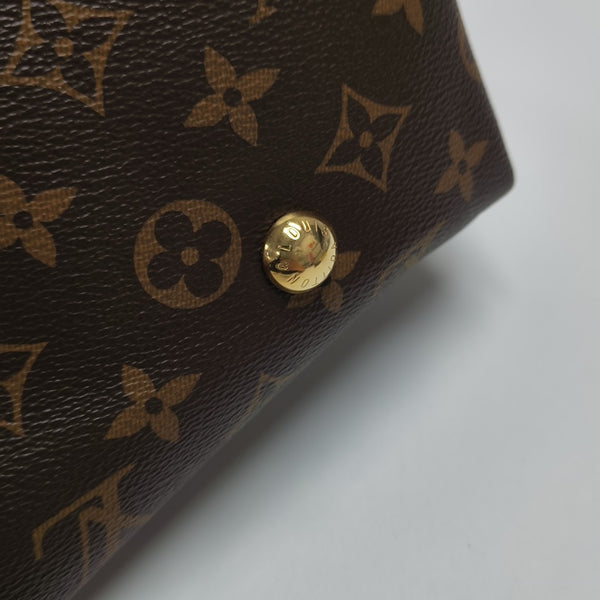 CARRYALL MM Monogram Coated Canvas Brown