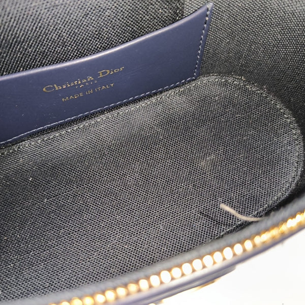 30 Montaigne Mini Oblique Canvas Blue