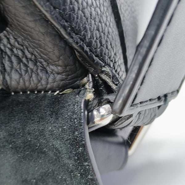 Puzzle Large Calfskin Black