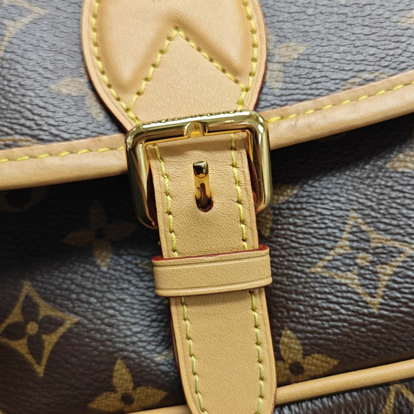 DIANE Monogram Coated Canvas Brown