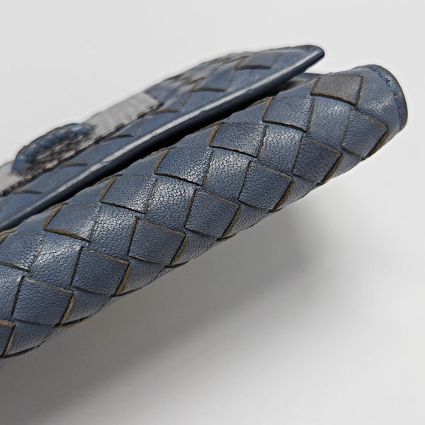 Calfskin Wallet Blue