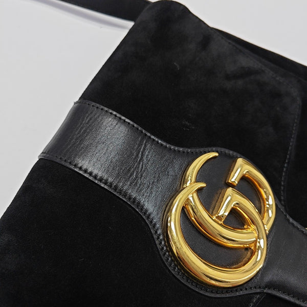 Arli Medium Suede Black