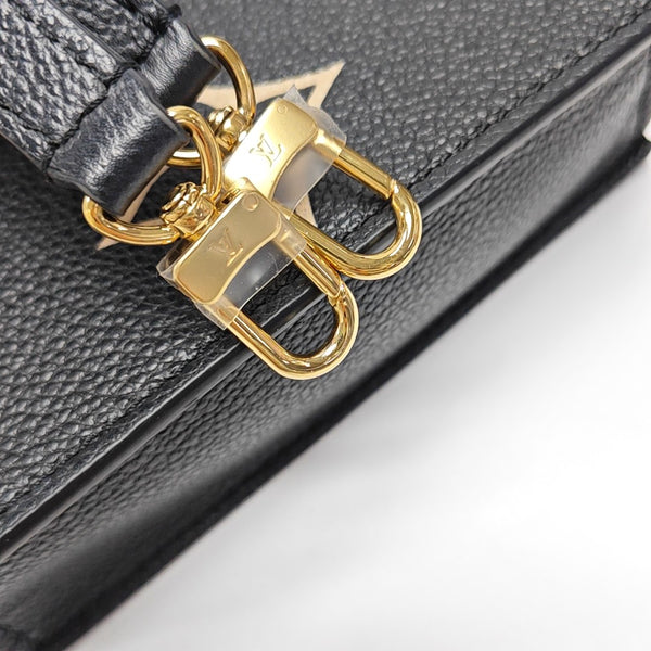 SAC PLAT Mini Monogram Calfskin Black