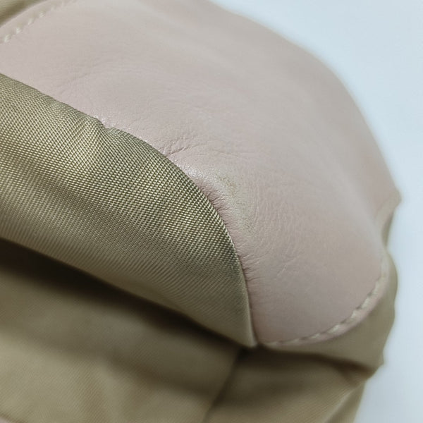 Nylon Shoulder Bag Beige