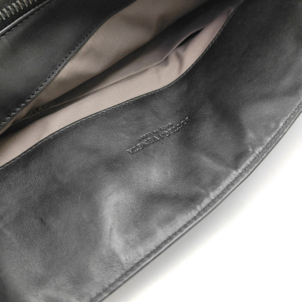 Calfskin Top Handle Bag Black