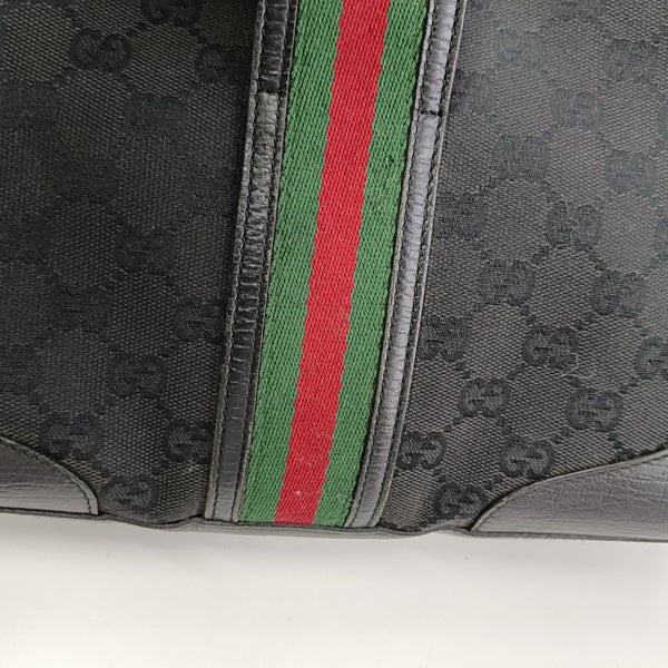 Monogram Canvas Top Handle Bag Black