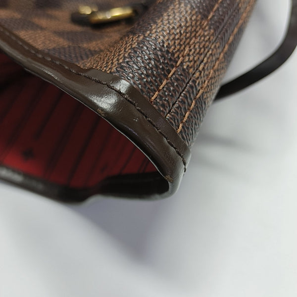 NEVERFULL MM Damier Ebene Coated Canvas Brown