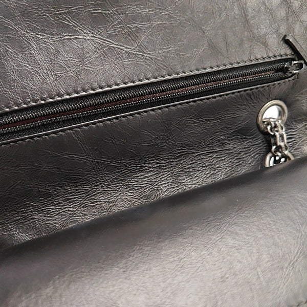 2.55 225 Quilted Calfskin Black