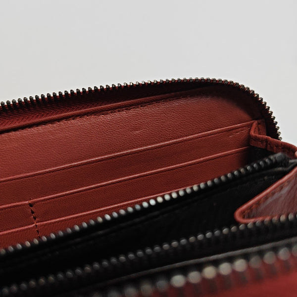 Lambskin Wallet Red