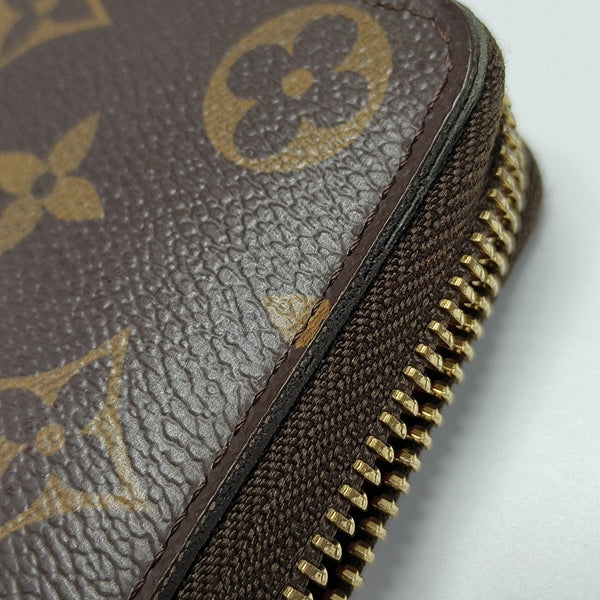 CLÉMENCE Monogram Coated Canvas Brown Wallet
