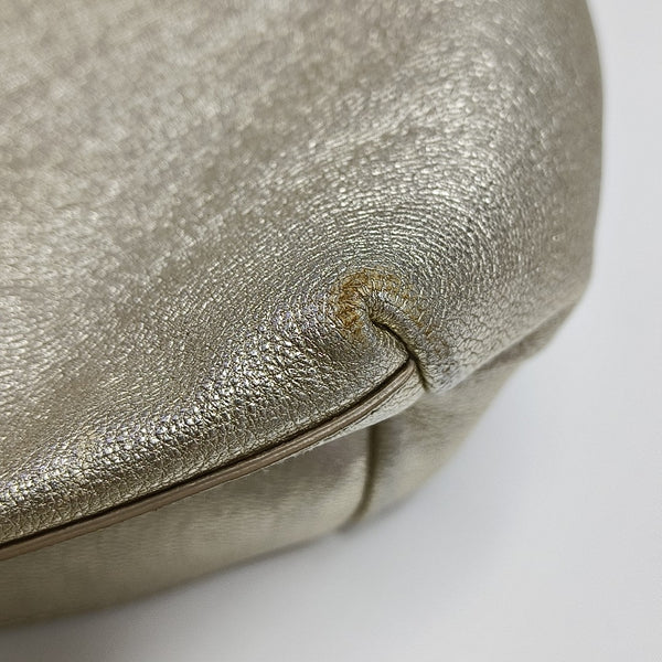 Calfskin Shoulder Bag Beige