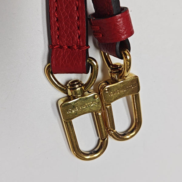 SPEEDY 20 Monogram Calfskin Red
