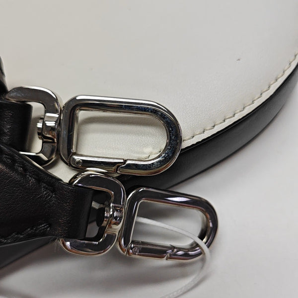 Calfskin Crossbody Bag White