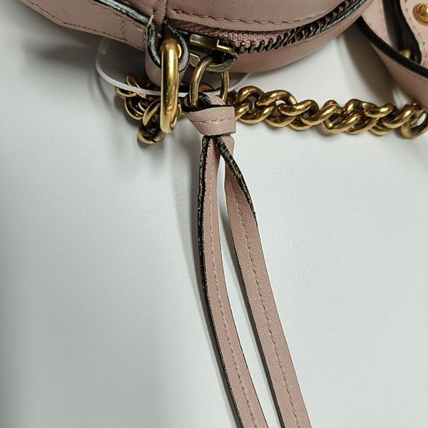 GG Marmont Mini Quilted Calfskin Pink