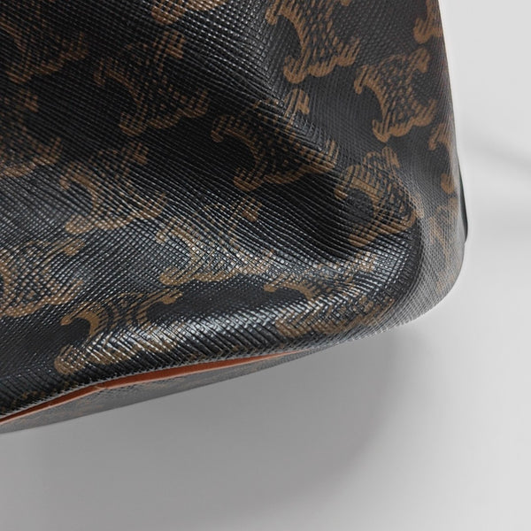 TRIOMPHE CANVAS Small Coated Canvas Brown