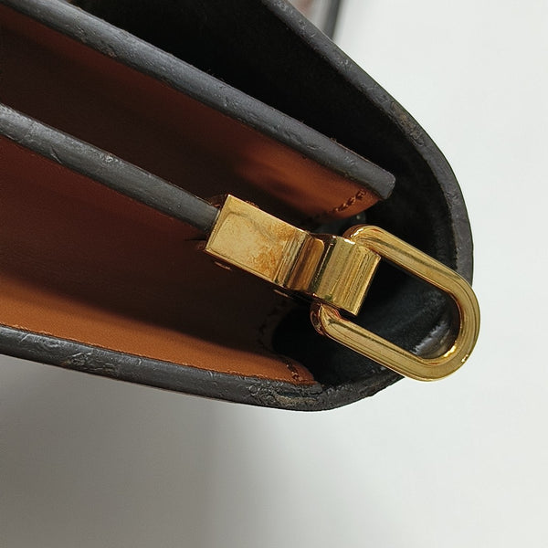 DAUPHINE Mini Monogram Coated Canvas Brown