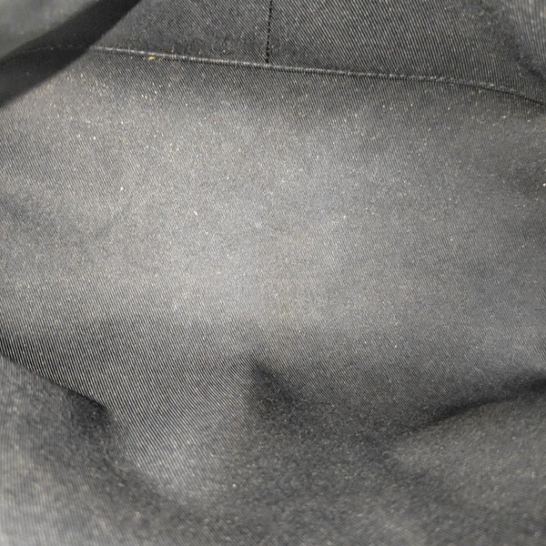 SAUMUR Monogram Coated Canvas Black
