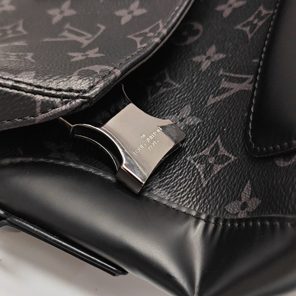 VOYAGER PM Monogram Coated Canvas Black
