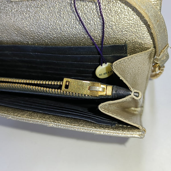 MONOGRAM Medium Chevron Calfskin Beige