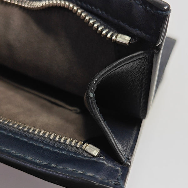 Signature Monogram Calfskin Blue