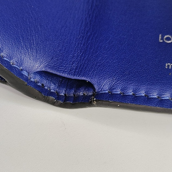 DISCOVERY Monogram Calfskin Blue Wallet