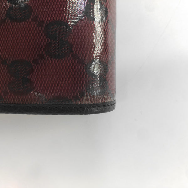 Monogram Coated Canvas Bucket Bag Red