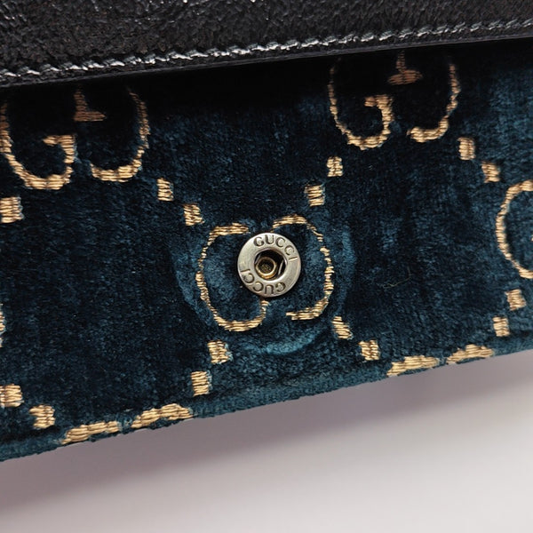 Dionysus Super Mini Monogram Velvet Blue