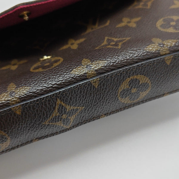 FÉLICIE Monogram Coated Canvas Brown