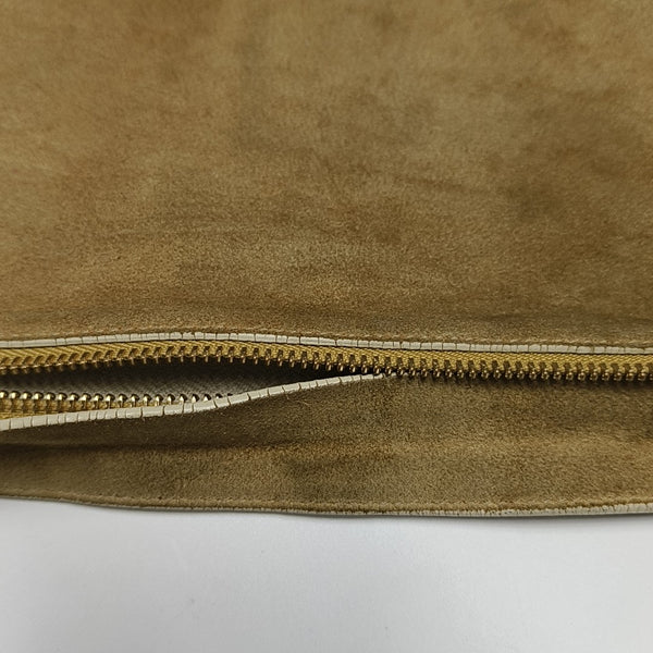 T Pouch Suede Beige