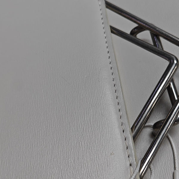 The Clip Calfskin White