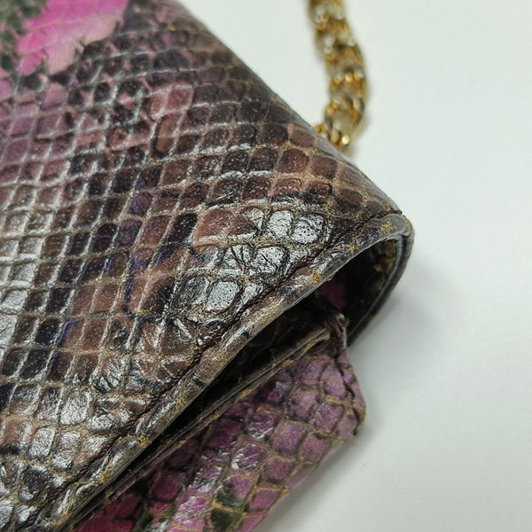 Leather Crossbody Bag Multicolor