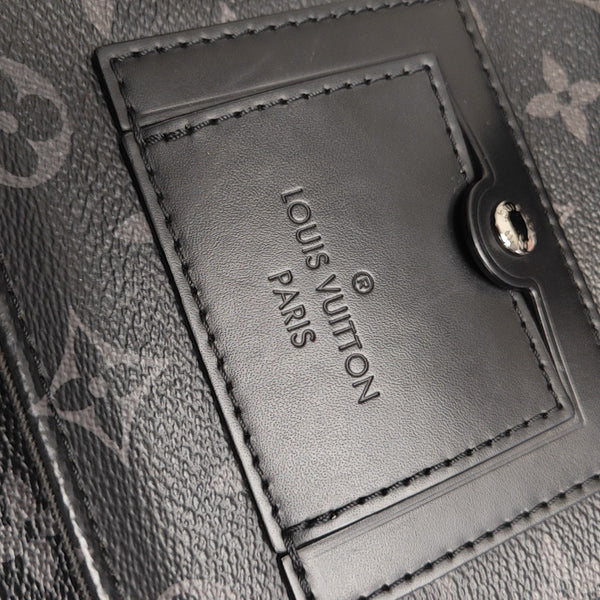 VOYAGER PM Monogram Coated Canvas Black