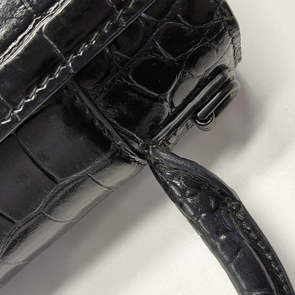 Hourglass Small Calfskin Black