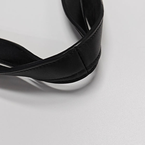 Calfskin Top Handle Bag Black