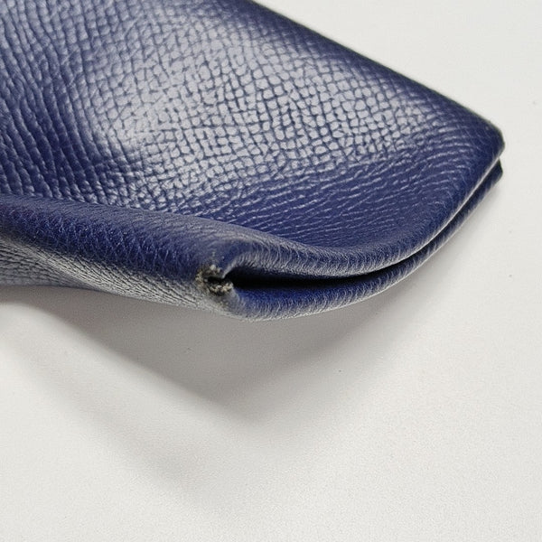 Calvi Epsom Blue Card Holder