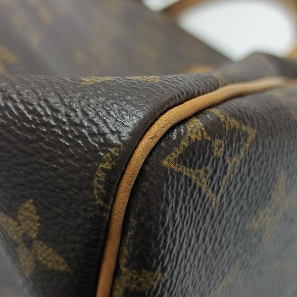 SPEEDY 30 Monogram Coated Canvas Brown
