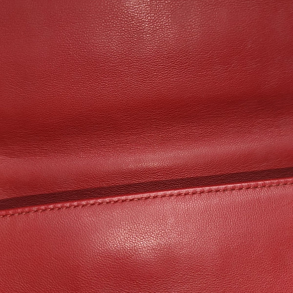 Mini Bag Quilted Lambskin Red
