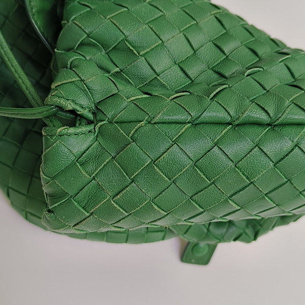 Lambskin Shoulder Bag Green