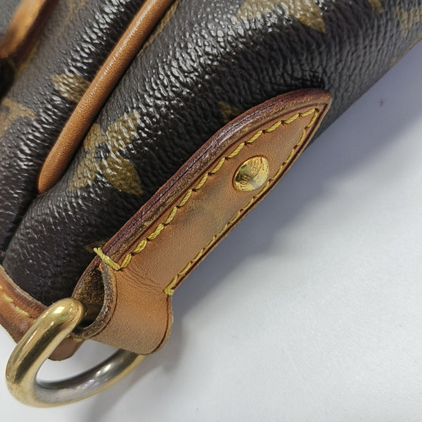ESTRELA MM Monogram Coated Canvas Brown