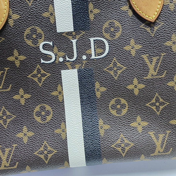 NEVERFULL PM Monogram Coated Canvas Brown