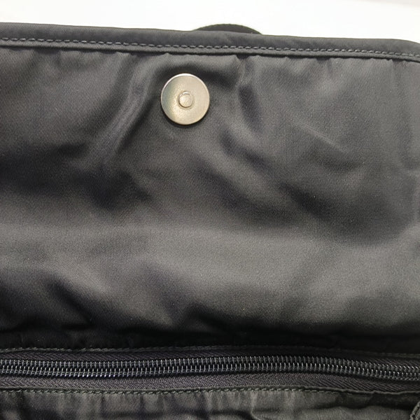 Nylon Shoulder Bag Black