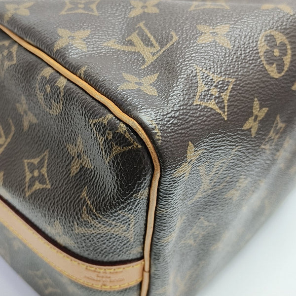 SPEEDY 30 Monogram Coated Canvas Brown