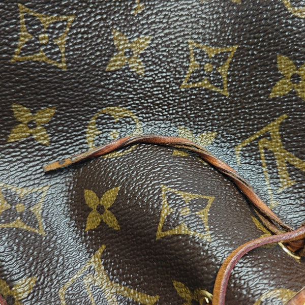 NÉONOÉ Nano Monogram Coated Canvas Brown