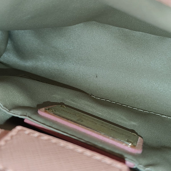 Calfskin Top Handle Bag Pink