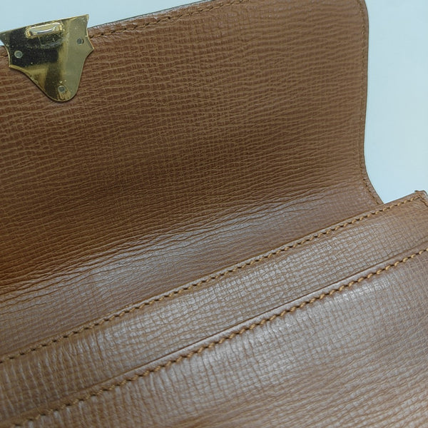 Calfskin Clutch Brown